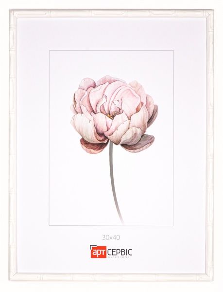 Рамка для фото Арт-Сервіс ЭА-01734 30х40 см белый/белый 