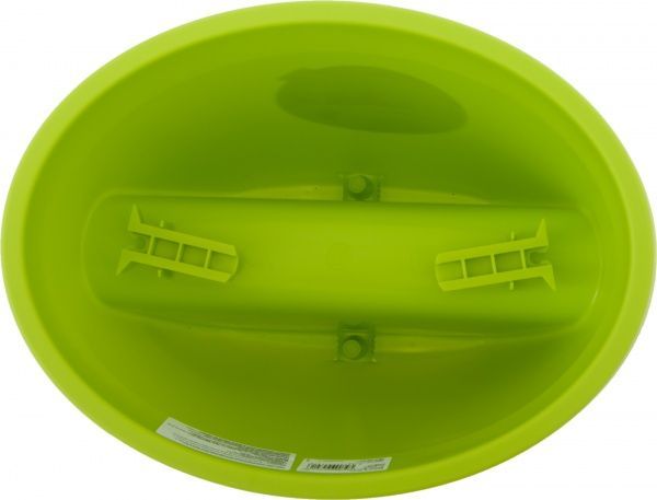 Вазон пластиковий Plastkon Balconia OVI з кріпленням на перила овальний 6 л салатовий 