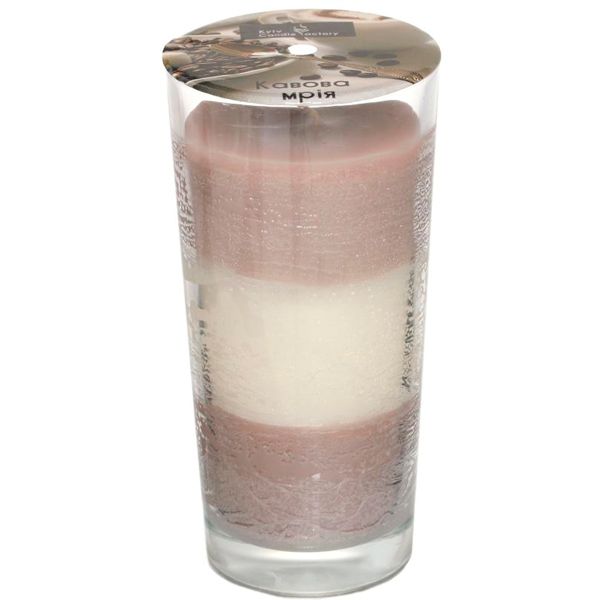 Свеча Элит в стакане Кофейная мечта 8068 Kyiv Candle Factory