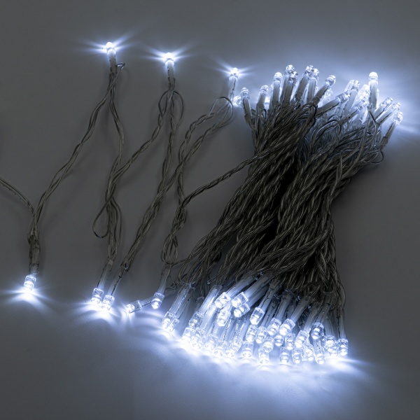 Декоративная гирлянда Altalusse (INL-2402U-80 Cold) встроенный светодиод (LED) 80 ламп 10 м 