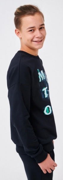 Джемпер для мальчика Smil р.152 черный 116568 