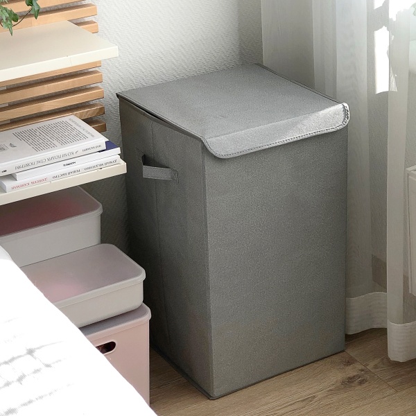 Ящик для зберігання текстильний MVM TH-02 GRAY 580x340x340 мм