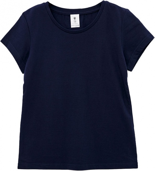 Футболка для дівчаток Роза р.128 темно-синій 201206 