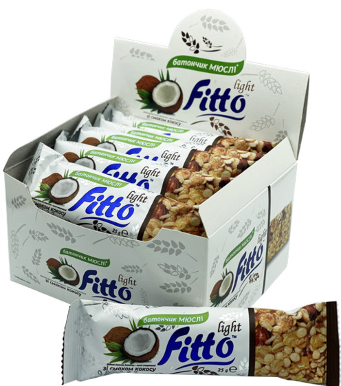Батончик Fitto Light с кокосовой стружкой 
