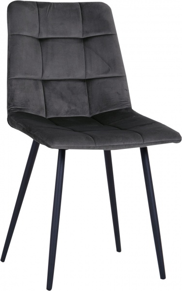 Стул обеденный Nowy Styl FORM FX BLACK (BOX-2) (CH) PUMA-15 серый / черный