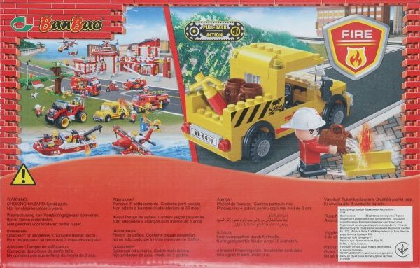 Конструктор BanBao Пожарные Автомобиль 3 7108
