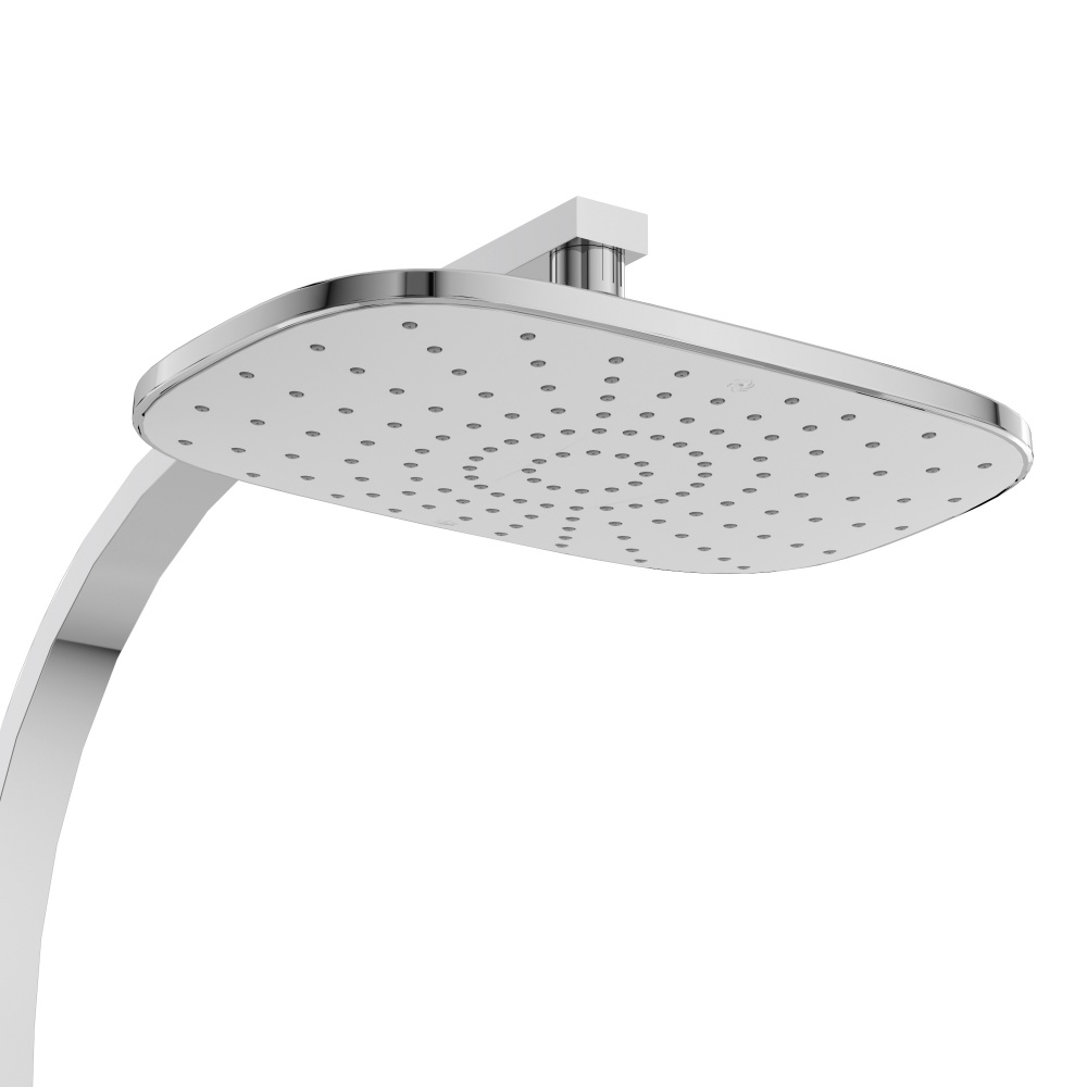 Душова система VOLLE SISTEMA D (C, термостат для душа, душ 300*200 мм, лійка 3 режими, шланг 1500 мм PVC),