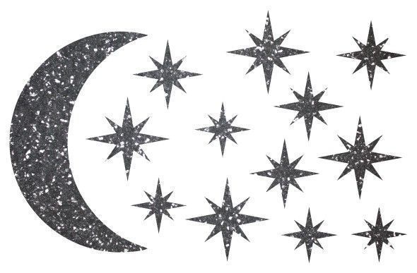 Декор из жидких обоев Звездное небо 2 Bioplast 1024 