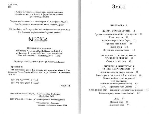 Книга Ніна Брокманн «Приховане диво. Вся правда про анатомію жінки» 978-966-977-771-3