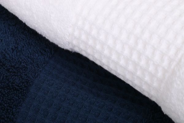 Набір рушників Сусанна 60x110 см темно-синій/ білий Домашній текстиль 