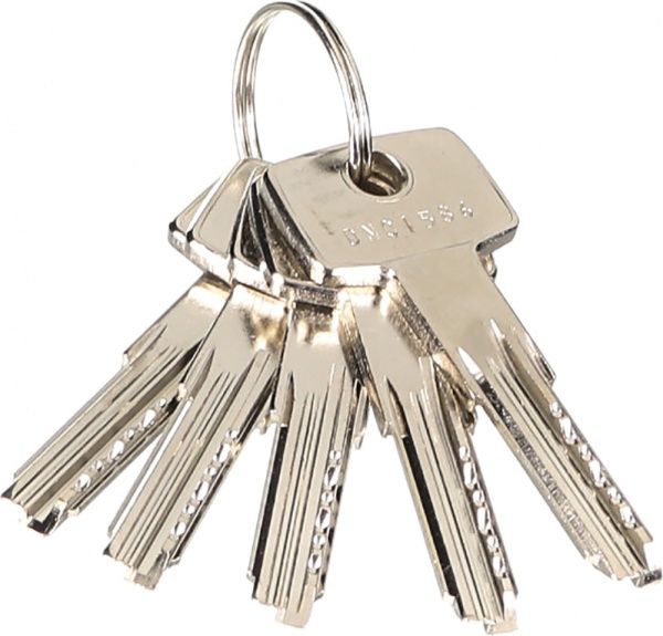 Цилиндр Abus D6PS 30x30 ключ-ключ 60 мм матовая латунь