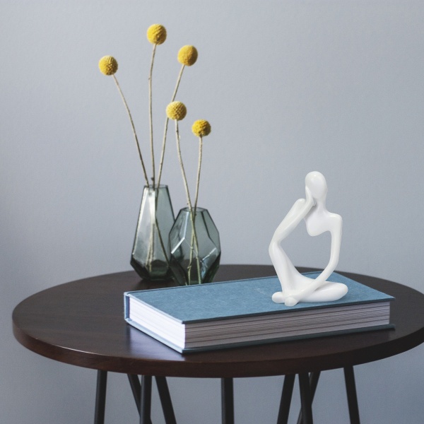 Фигурка декоративная Мыслитель DH-ST-16-1 White