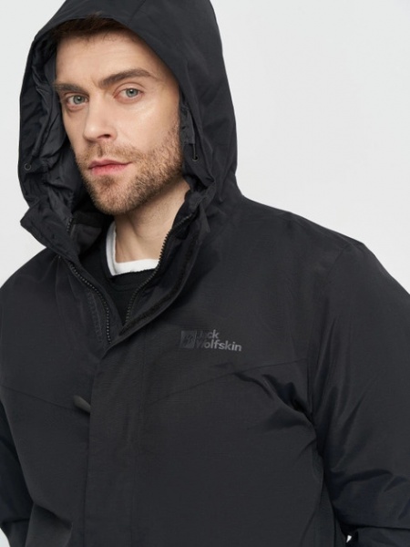 Куртка Jack Wolfskin ALTENBERG 3IN1 JKT M 1115301_6000 р.S чорний