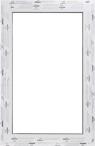 Окно поворотно-откидное ALMplast 60 500x900 мм правое