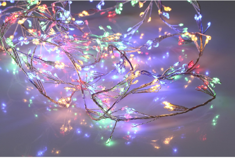 Электрогирлянда Koopman мульти встроенный светодиод (LED) 48 ламп 4,8 м (AX8717440)