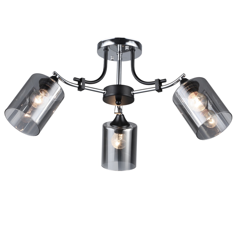 Люстра стельова Victoria Lighting 3x60 Вт E27 хром Delia/PL3 chrome