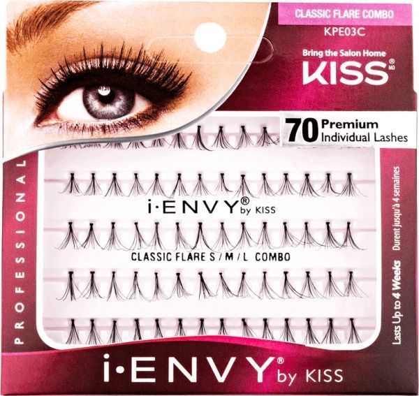 Накладные ресницы Kiss Классика (KPE03С) клей KPE03C 