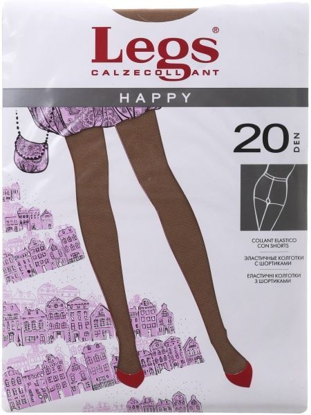 Колготки женские Legs 101 HAPPY 20 den amber р. 3 янтарный 