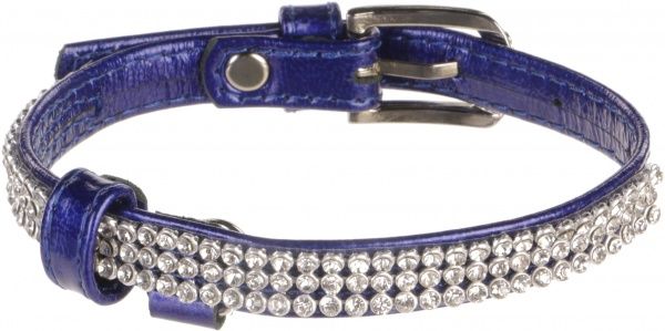 Ошейник Collar Brilliance с отделкой Полотно стразы 1,2х21-29 см 33082