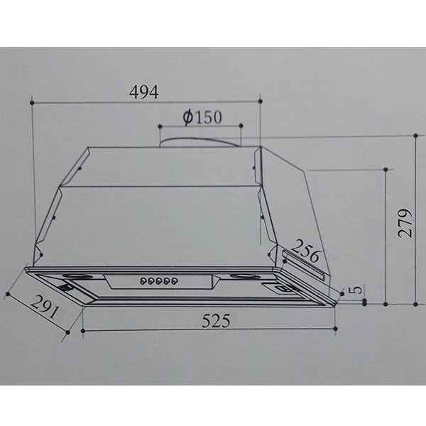 Витяжка Interline Smart GR A/60/T