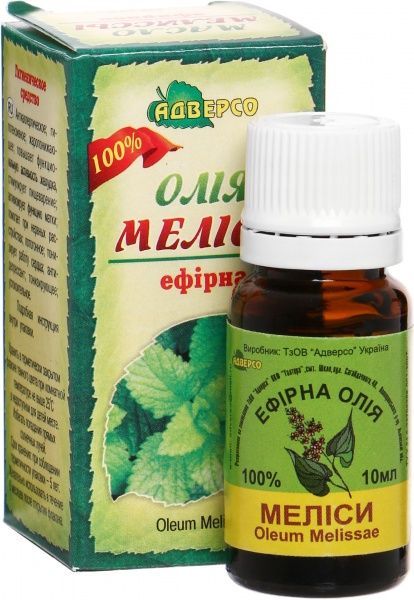 Эфирное масло Адверсо Мелісова 10 мл 