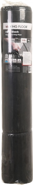 Подложка King Floor IXPE Black 10000х1000х1,5 мм 