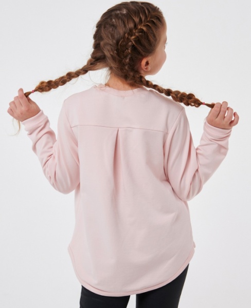 Джемпер для девочки Smil р.140 кремово-розовый 116556 