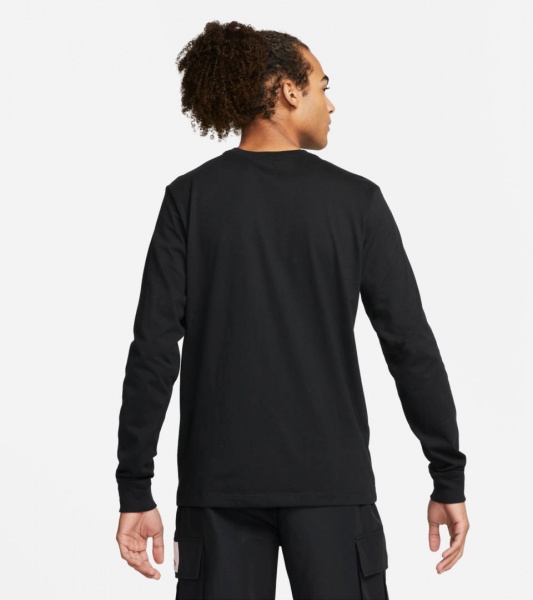 Футболка Nike M J BRAND HOL LS CREW DC9793-010 р.S черный