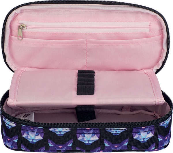 Пенал HS-174 Hash синий