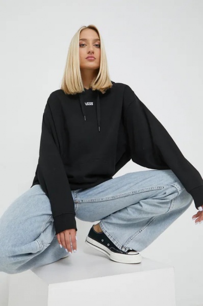 Джемпер Vans FLYING V OS FT LS HOODIE VN0A7RMDBLK1 р.S чорний