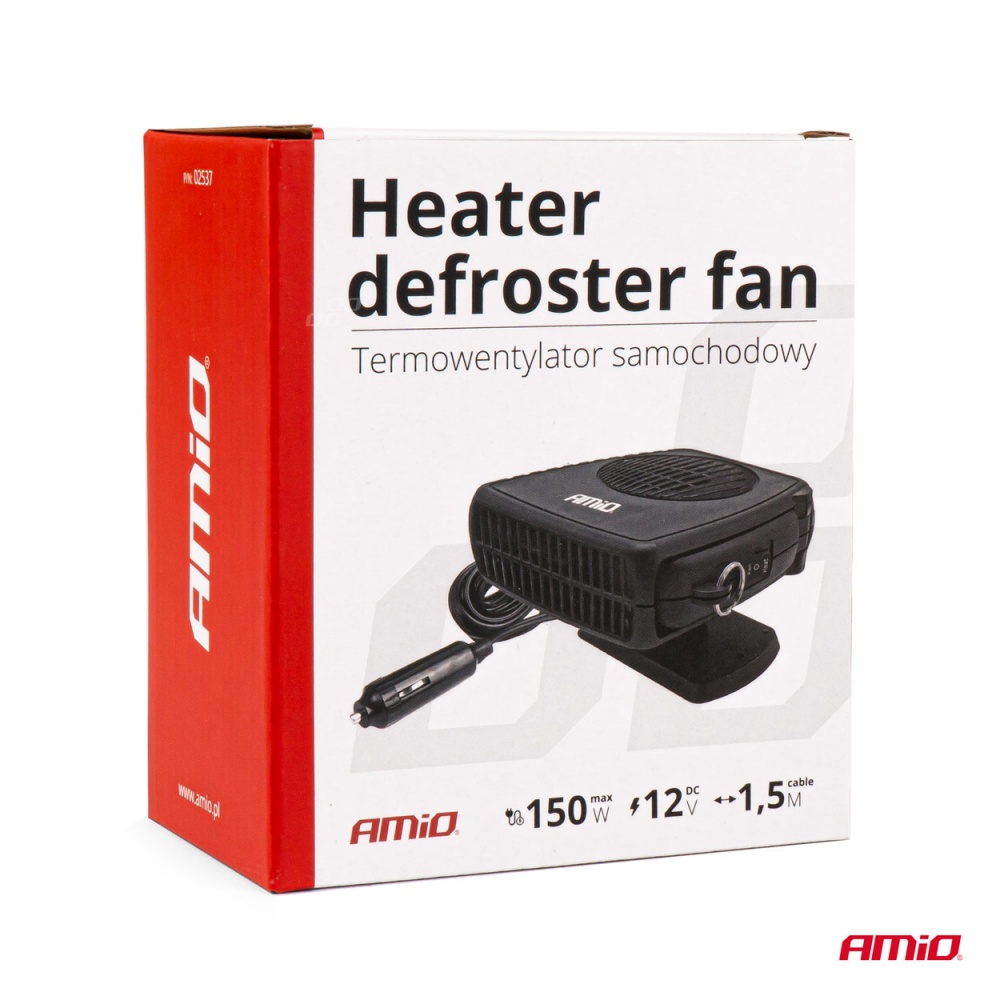 Тепловентилятор автомобільний CH-04 12V 150W (02537) AMiO