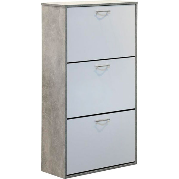 Тумба для обуви Дачице 2 300x700x1270 мм бетон/нимфея альба