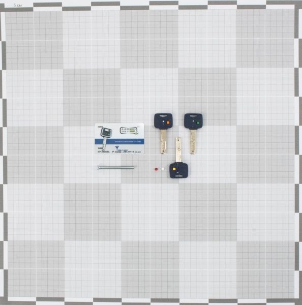 Циліндр Mul-T-Lock MT5 31x31 ключ-вороток 62 мм нікель