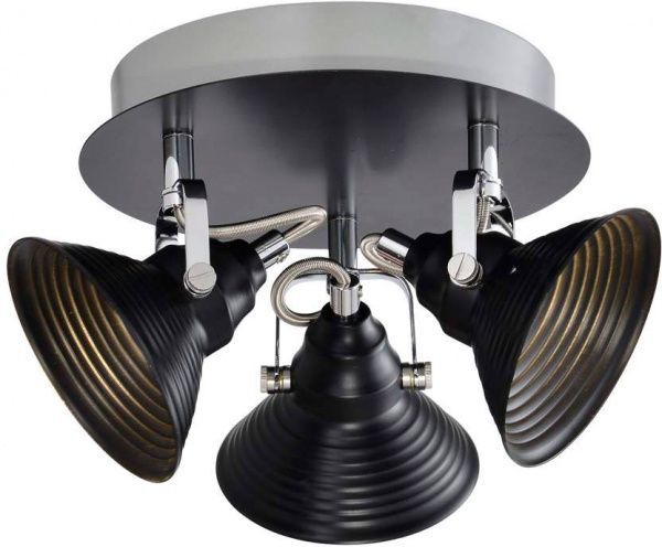 Спот Crystal Life LED 3x5 Вт черный 17092-3 