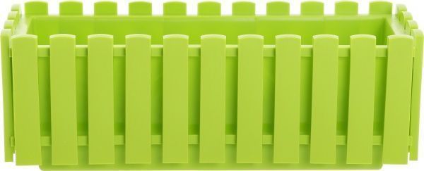 Ящик балконний Plastkon Fency прямокутний 6,2л салатовий 