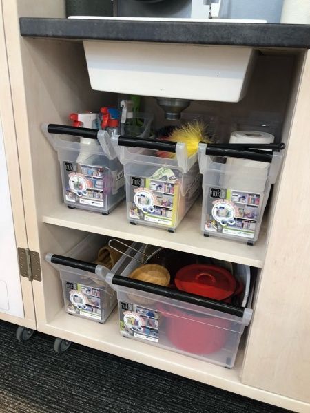 Ящик для зберігання PRP з ручкою на колесах 380х177х180 мм