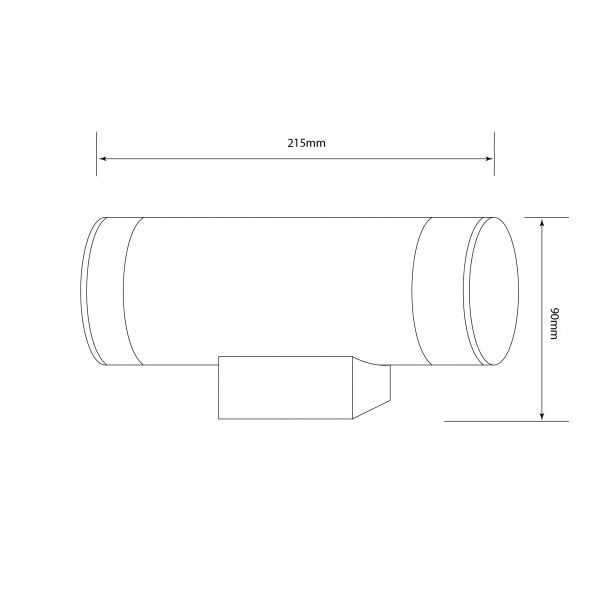 Підсвітка декоративна Светкомплект WL-AS 2 2x35 Вт GU10 сатиновий нікель