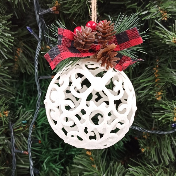 Куля E09025 d 90 мм білий