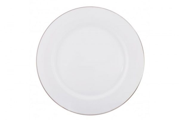 Тарілка пиріжкова Wave White 18 см DPL