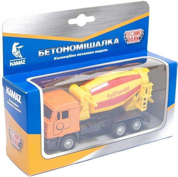 Автомодель Технопарк КамАЗ бетономішалка SB-16-24WB