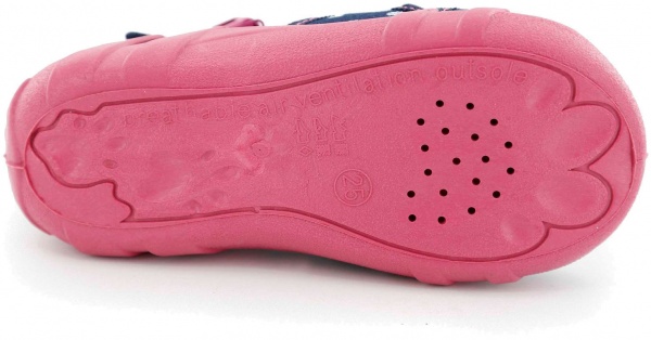 Тапочки RenBut текстильные Сердце р.25 серый 13-128_P-1189-25 