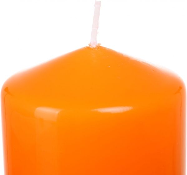 Свічка циліндр 20х7 см помаранчева