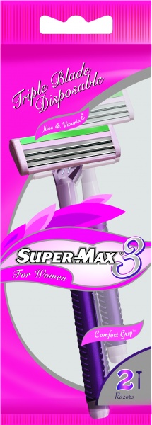 Станок для бритья Super-Max Super-Max 3 2 шт.