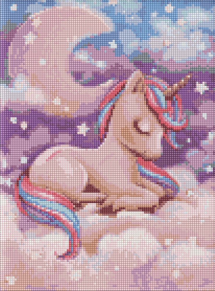 Алмазная мозаика Волшебный сон с голограммными стразами (АВ) ©tanya_bonya Идейка