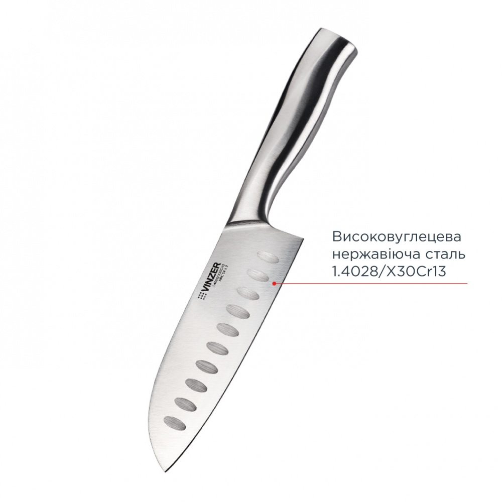 Нож сантоку Vinzer Master Line 23,5 см 50602