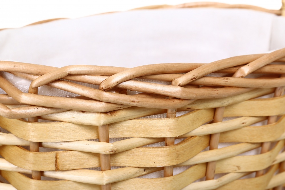 Кошик плетений з текстилем 23х15х16/30 см RL24-55T-3