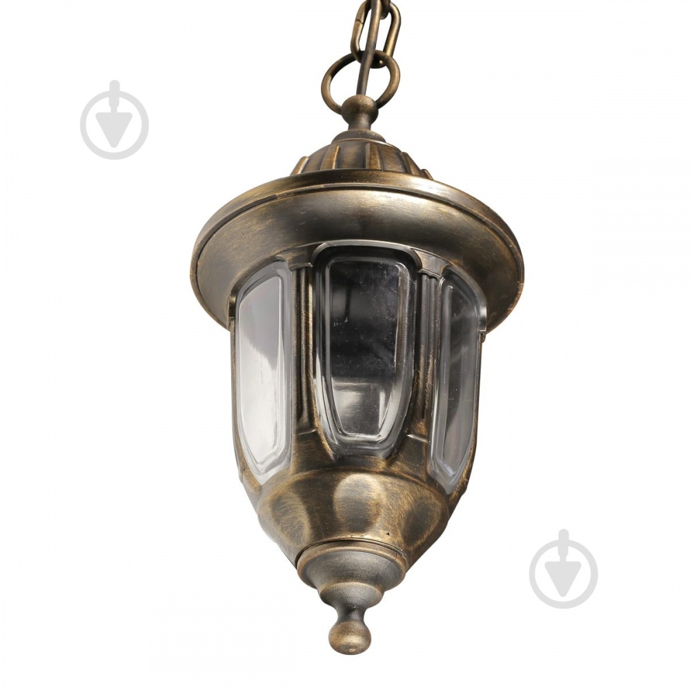 Світильник парковий Expert Light Кантрі E27 IP44 антична латунь GAR-1627-TEП