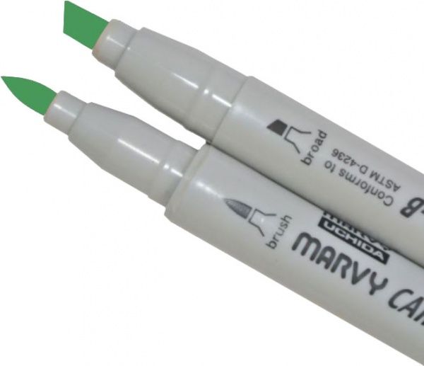 Маркер двосторонній Marvy 1900B-S 22191004T зелений 