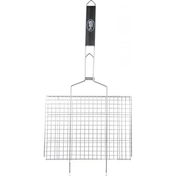 Решетка-гриль Grilland для стейков / овощей хромированная 71х35х25 см BQ2101