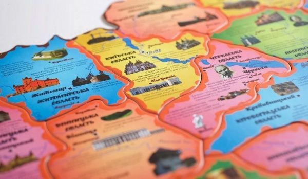 Пазли Uteria Історична мапа України